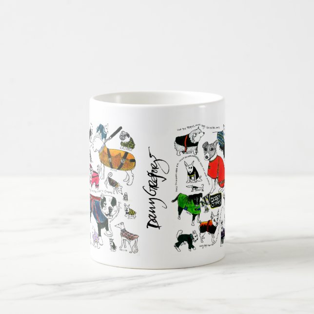 hundar i lagmugg kaffemugg (Center)