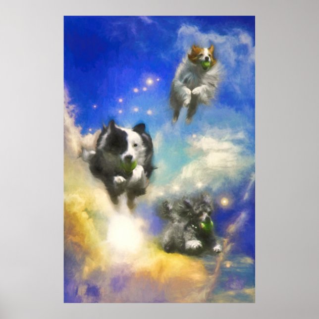 HUNDAR IN HEAVEN "BOLL PATROL" POSTER (Framsidan)