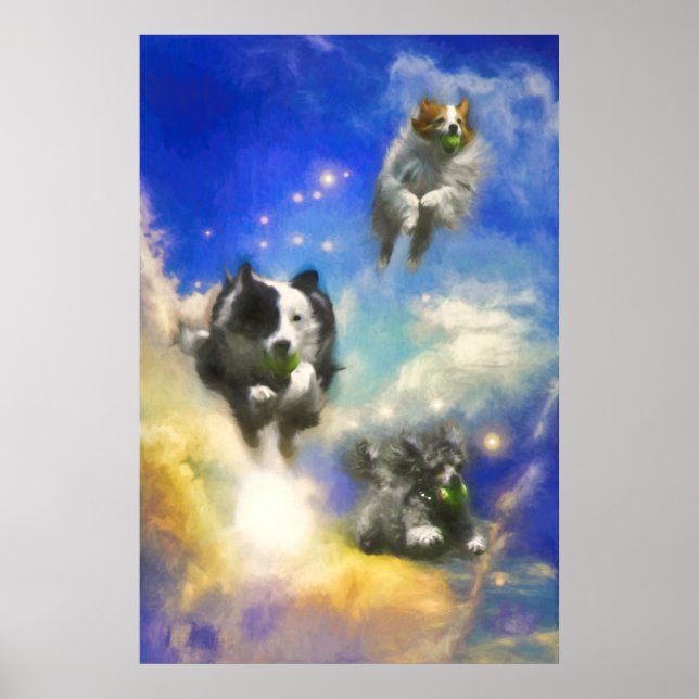 HUNDAR IN HEAVEN "BOLL PATROL" POSTER (Framsidan)