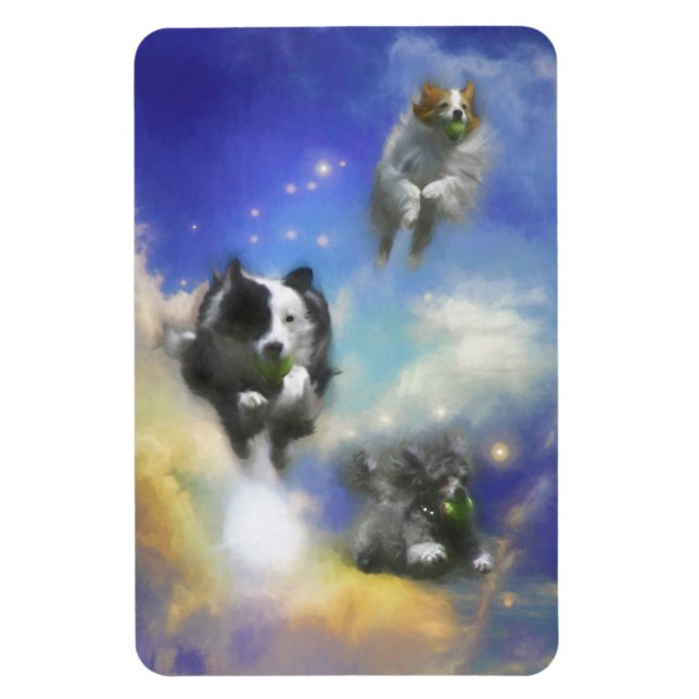 HUNDAR IN HEAVEN BOLL PATROL RAINBOW BRIDGE MAGNET (Vertikal)