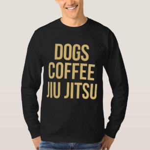 Hundar Jiu-Jitsu Hoodie Jiu Jitsu för Koffee Älska T Shirt