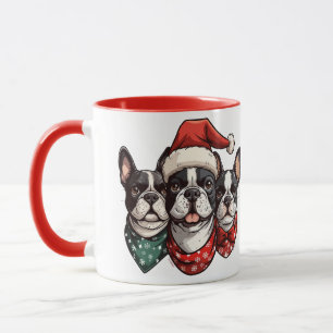 Hundar, Jul Boston Terrier Mugg