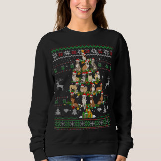 Hundar Julgran Rolig hund Älskare, ugglatt sötare  T Shirt