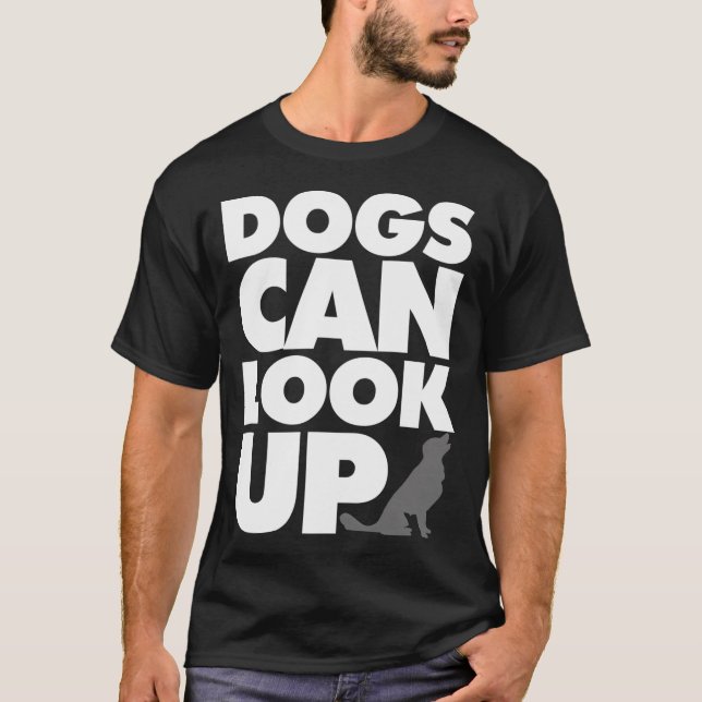 Hundar Kan Titta Upp T Shirt (Framsida)
