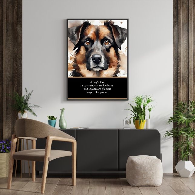 Hundar Kärlek Poster (Dogs Love Poster)