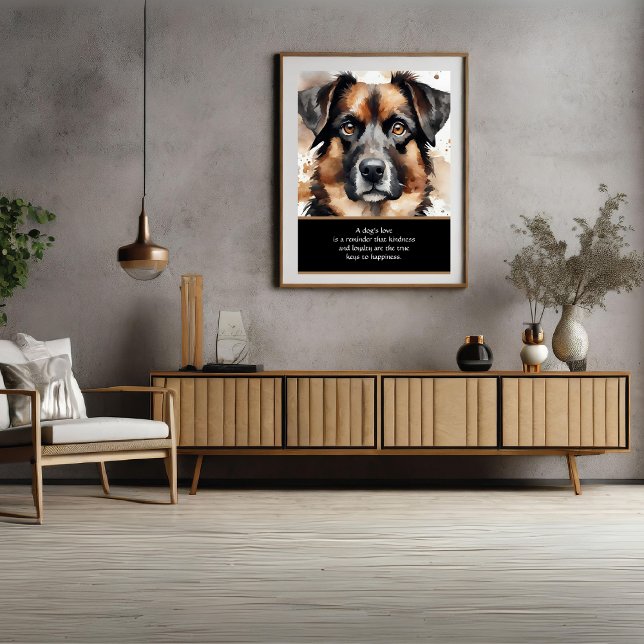 Hundar Kärlek Poster (Dogs Love Poster)