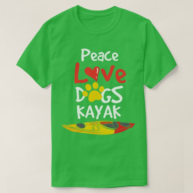 Hundar Kayak T Shirt (Design framsida)