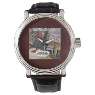 Hundar Kommer Att Vara Människor Roligt Unisex Ur Armbandsur