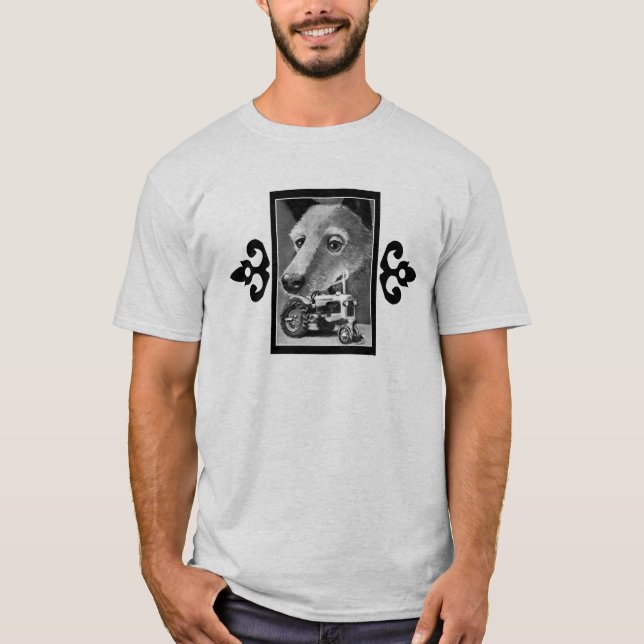 Hundar & kråkor besegrar på lantgården tröja (Framsida)