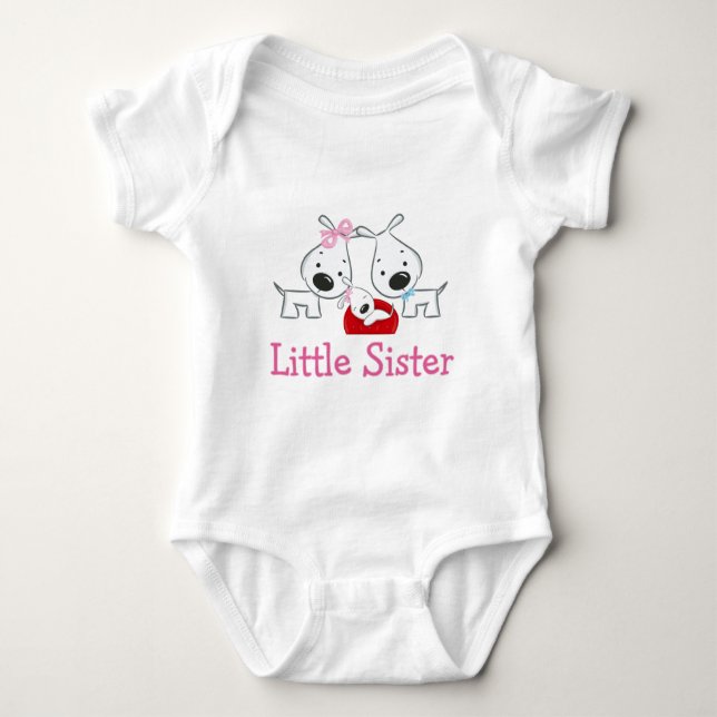 Hundar Little Sister T-shirt (Framsida)