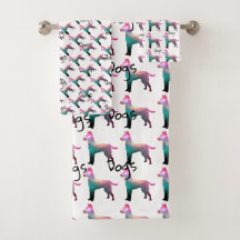 Hundar Logotyp Bath Tower Set