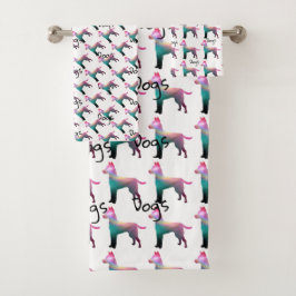 Hundar Logotyp Bath Tower Set