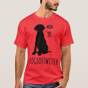 Hundar med utmaningar Blind och Döv 1 LSBNBT-retro T Shirt