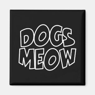 Hundar Meow Magnet