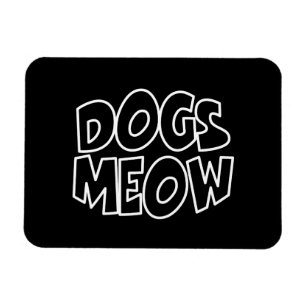 Hundar Meow Magnet