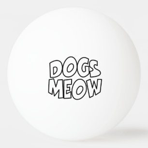 Hundar Meow Pingisboll