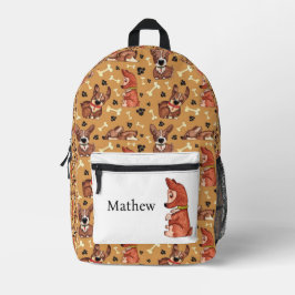 HUNDAR MÖNSTER TASS AVTRYCK OCH HUND BONES MÖNSTER