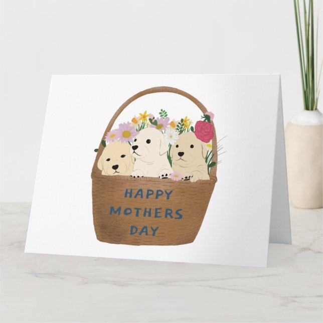 Hundar mors dag tack kort (Framsida)