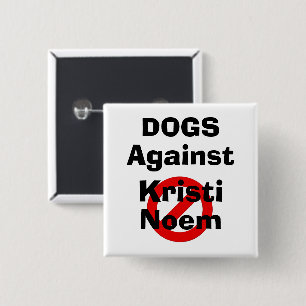 Hundar mot Kristi Noem-knappen Knapp