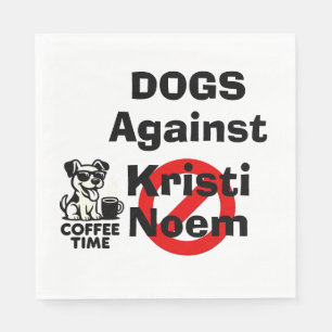 Hundar mot Kristi Noem Pappersservett