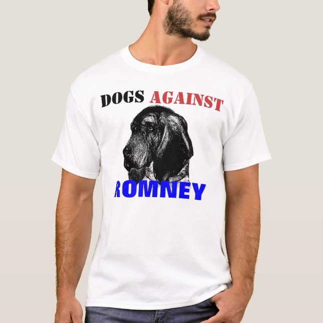 Hundar mot Romney Tee (Framsida)