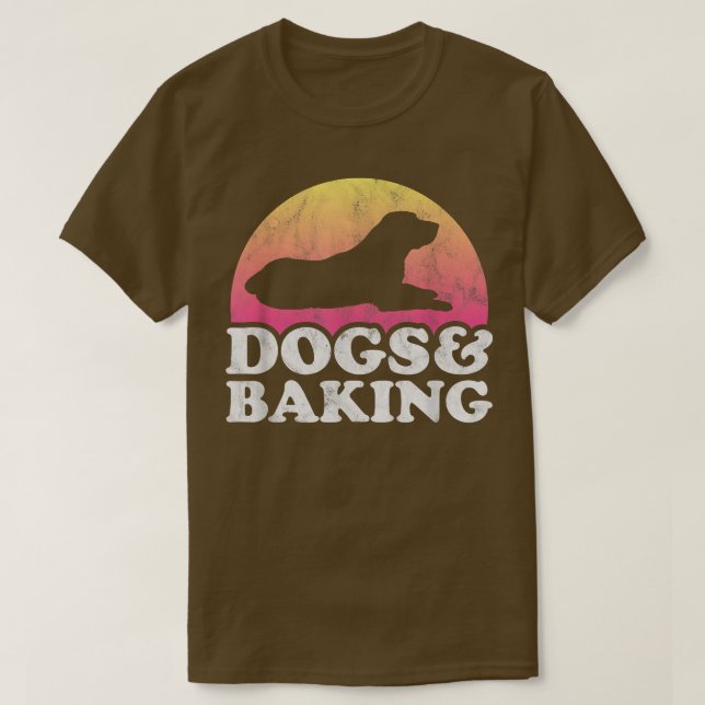 Hundar och Baking Manar Women's Hund 1404 T Shirt (Design framsida)
