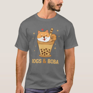 Hundar och Boba Hund pappa Hund Mamma Dogfather Sh T Shirt