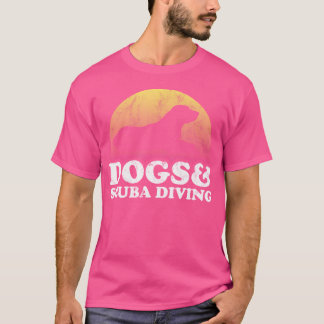 Hundar och Dyka Manar eller kvinnors Hund och utve T Shirt