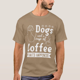 Hundar och en Kopp av kaféhats gör Hund av hungers T Shirt