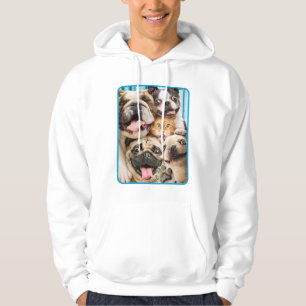 Hundar och ett Cat Group Photo Hoodie