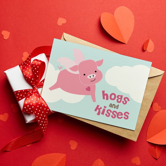 Hundar och Kisses Classroom-Valentineser Anteckningskort (Skapare uppladdad)