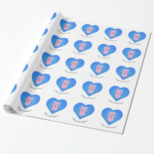 Hundar och Kisses Gris Presentpapper