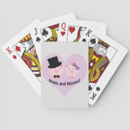 Hundar och kyssar! spel kort