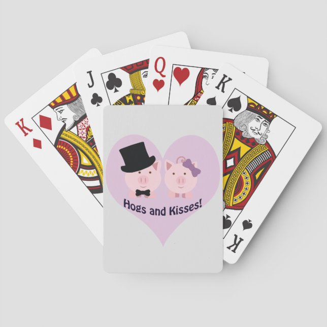 Hundar och kyssar! spel kort (Baksidan)