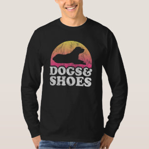 Hundar och Manar eller kvinnors Hund och skon T Shirt