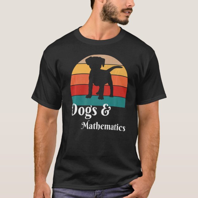 Hundar och Marhematik Premium T Shirt (Framsida)
