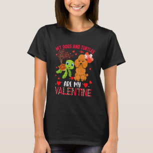 Hundar Och Sköldpaddor Är Min Poodle Till Alla Hjä T Shirt