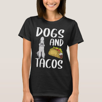 Hundar och Tacos Bedlington Terrier, mexikanska li T Shirt