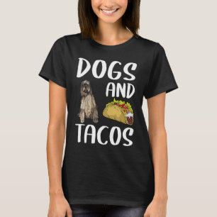 Hundar Och Tacos Bergamasco Fårhund Mexikansk Mat T Shirt