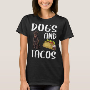 Hundar och Tacos Giant Schnauzer Mexikanskt livsme T Shirt
