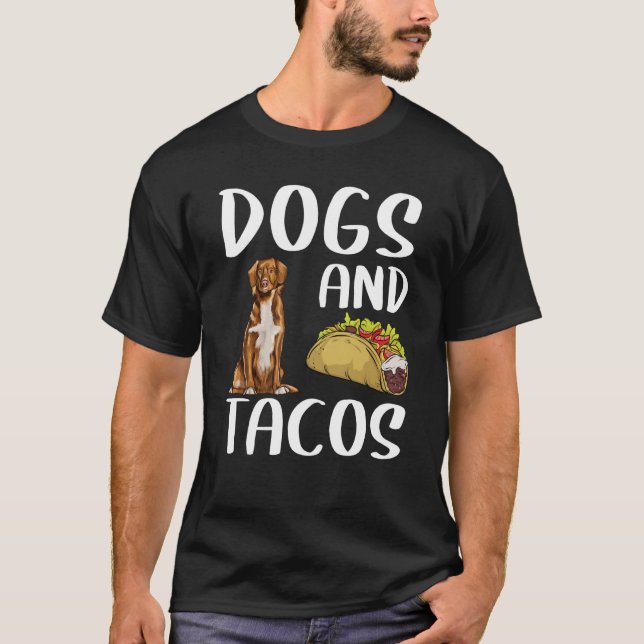 Hundar och Tacos Nova Scotia Anka Tolling Retrieve T Shirt (Framsida)