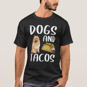 Hundar och Tacos Pommern, mexikanska livsmedel T Shirt