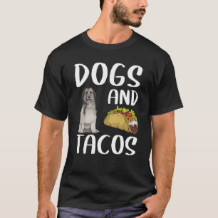 Hundar Och Tacos Pyrenean Shepherd Mexikansk Mat T Shirt