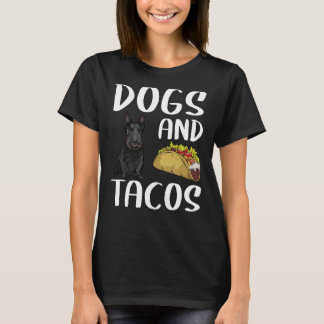 Hundar och Tacos Scottish Terrier Mexican Food T Shirt