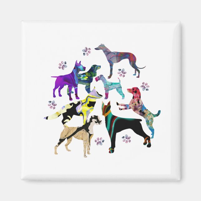 Hundar och Tass Magnet (Framsidan)