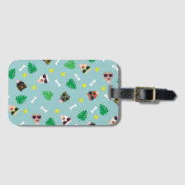 Hundar om vaccinering bagagebricka