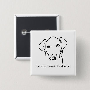 Hundar över duder Weimaraner Knapp