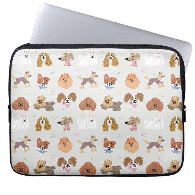 Hundar Pets Kids Laptop Fodral (Framsidan)