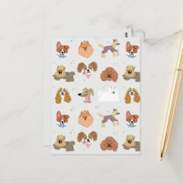 Hundar Pets Kids StationCard Vykort