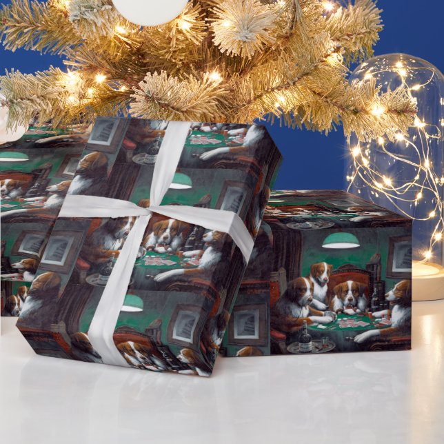 Hundar Poker Cassius Marcellus Coolidge 1894 Presentpapper (Helgdagar)